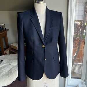 Navy Wool J. Crew Schoolboy Blazer